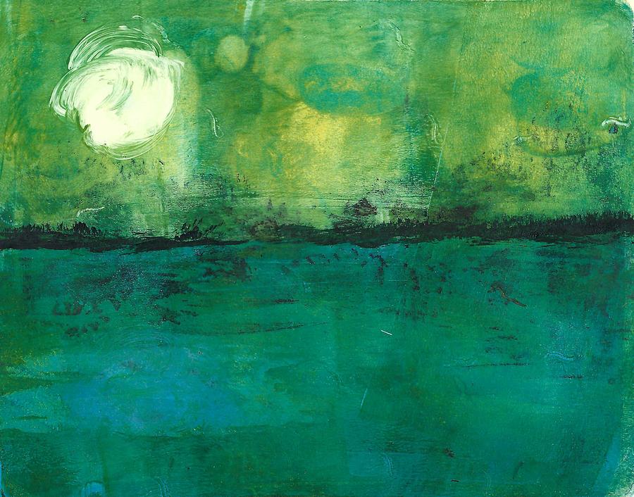 Moonlight serenade Painting by Ruth Kamenev