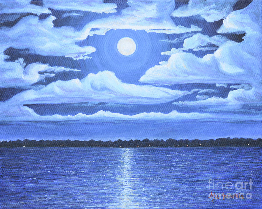 Moonlit Dreams Painting by Aicy Karbstein