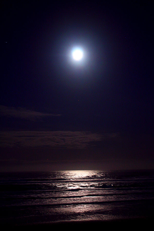Moonlit Ocean Photograph