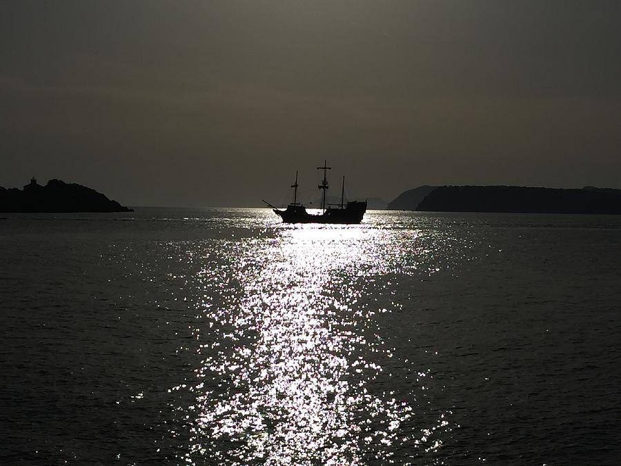 Moonlit Sail Photograph by Naomi Wittlin