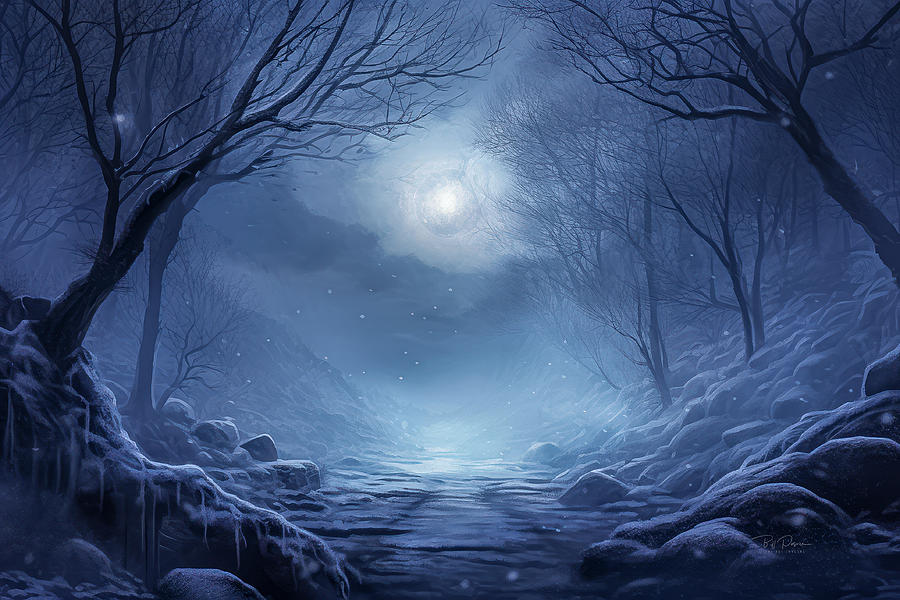 Moonlit Secrets Digital Art by Bill Posner