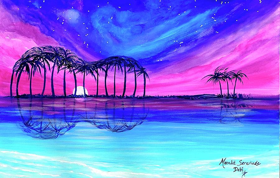 Moonlit Serenade Painting by Debi Starr