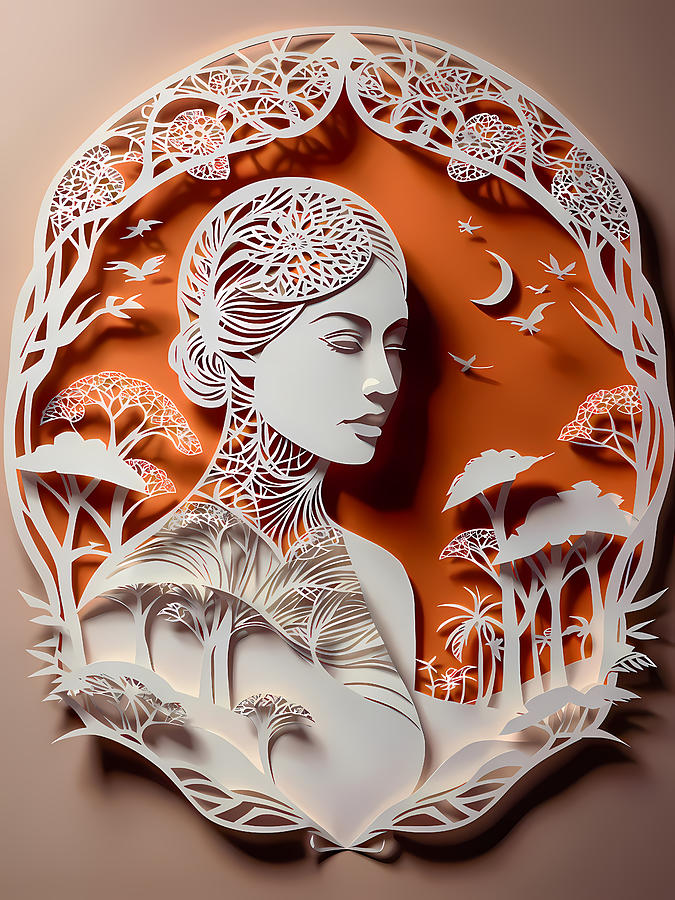 Enchanted Forest Digital Art - Moonlit Sonata by Samuel HUYNH
