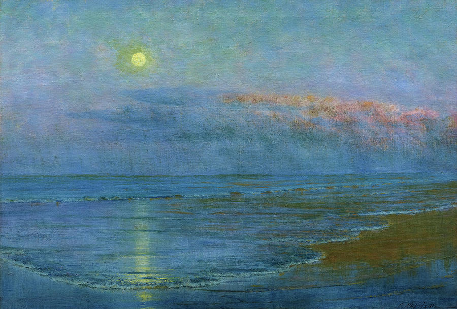 Moonrise, 1910 Painting by Thomas Alexander Harrison - Fine Art America