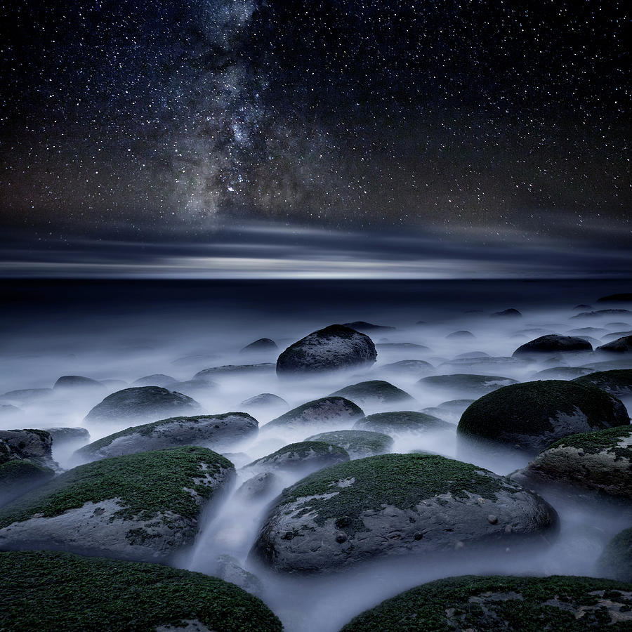 Moonrise Echoes Photograph by Jorge Maia