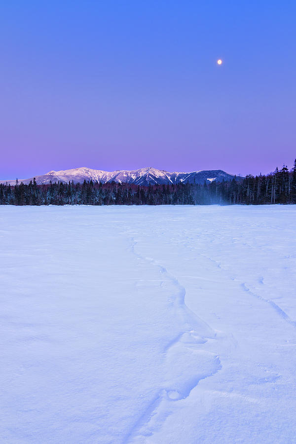 Moonrise Over Lonesome Lake Photograph by Jeff Sinon