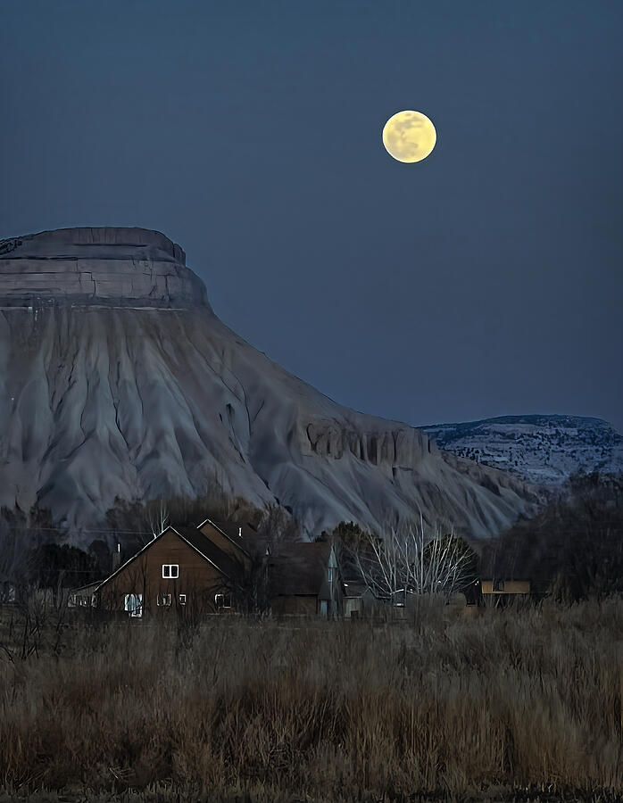Moonrise Over Mount Garfield near Grand Junction, Colorado Photograph by John A Rodriguez Moonrise Over Mount Garfield near Grand Junction, Colorado Photograph by John A Rodriguez