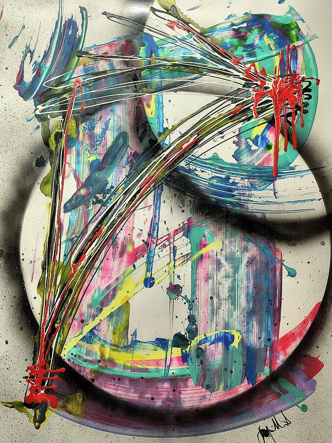 Moons Painting by Jimmy Williams