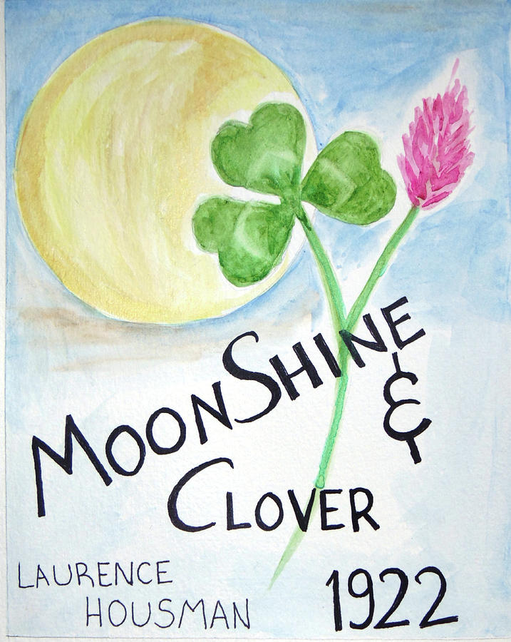 Moonshine and Clover Painting by Loretta Nash