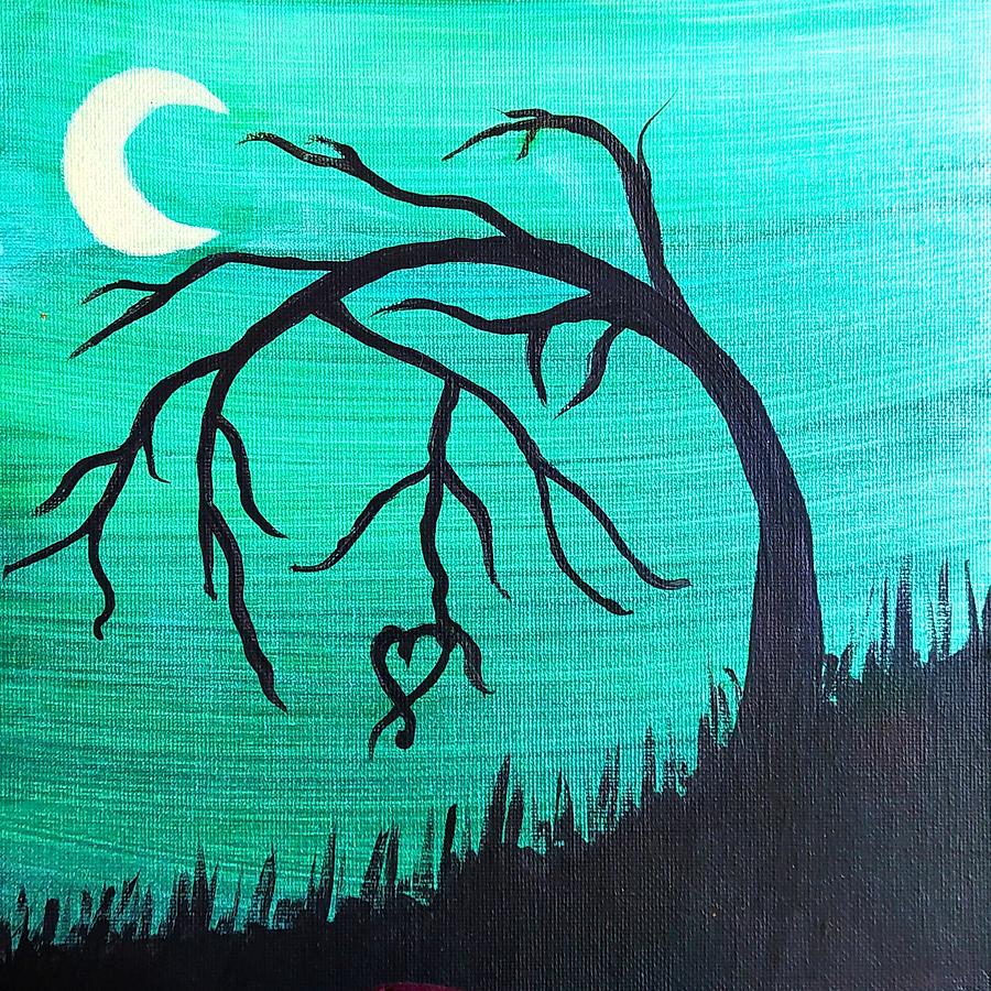 Tree Painting - Moonshine by Angel One