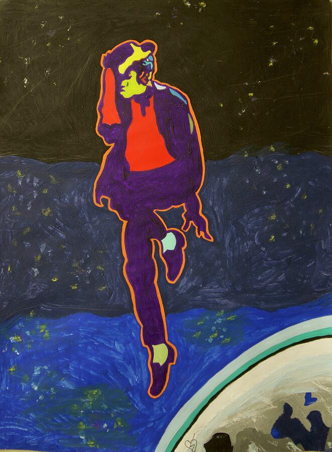Moonwalker Painting - Moonwalker  by Stormm Bradshaw