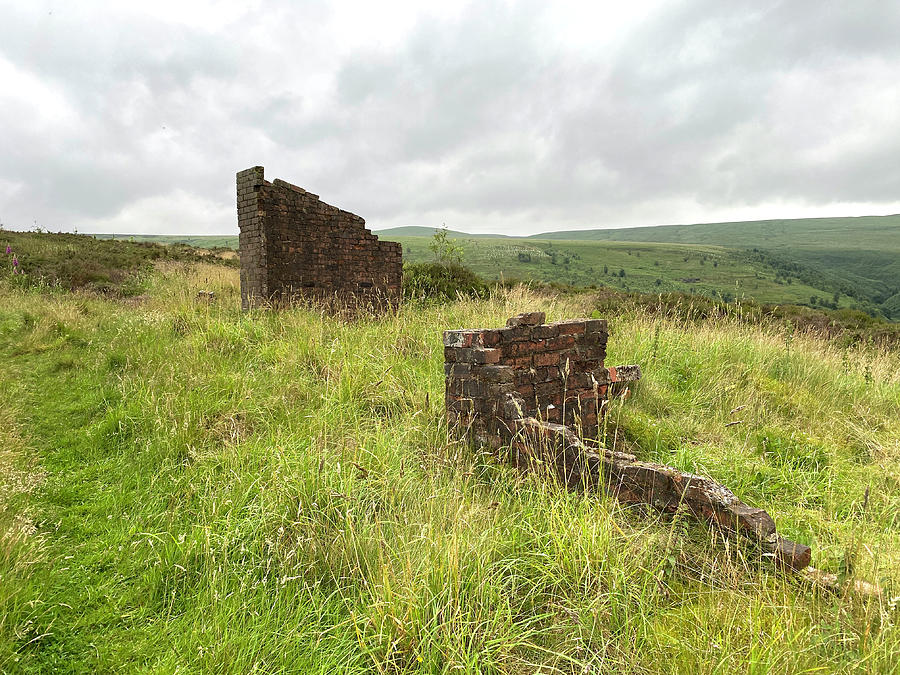 Nature Photograph - Moor Top Ruins near Marsden, UK by Derek Oldfield