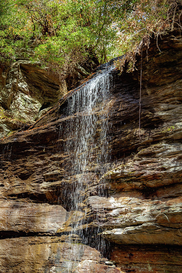 Moore Cove Falls 7 Photograph by Cindy Robinson - Fine Art America