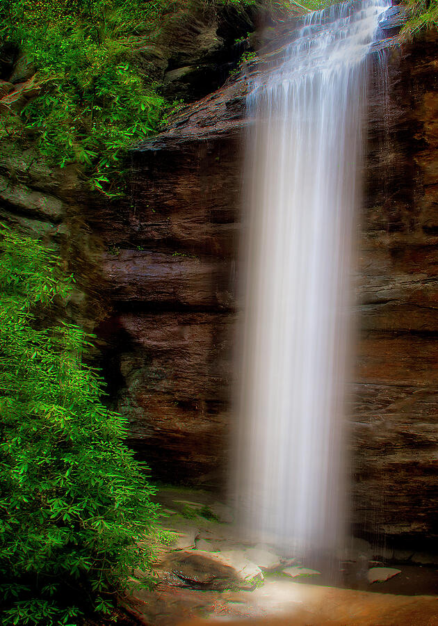 Moore Cove Falls Photograph by Shelia Hunt Moore Cove Falls Photograph by Shelia Hunt