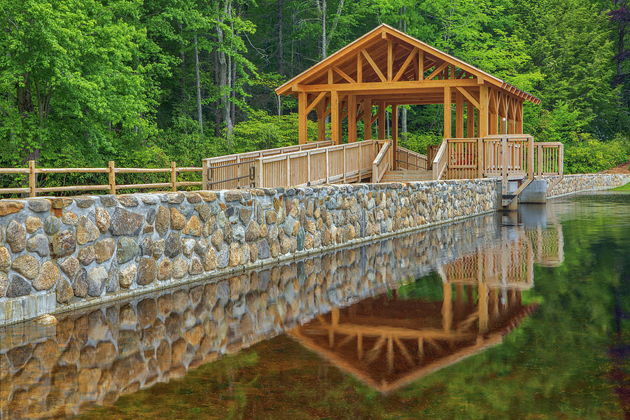 Moore State Park Covered Enchanta Bridge  Photograph by Juergen Roth