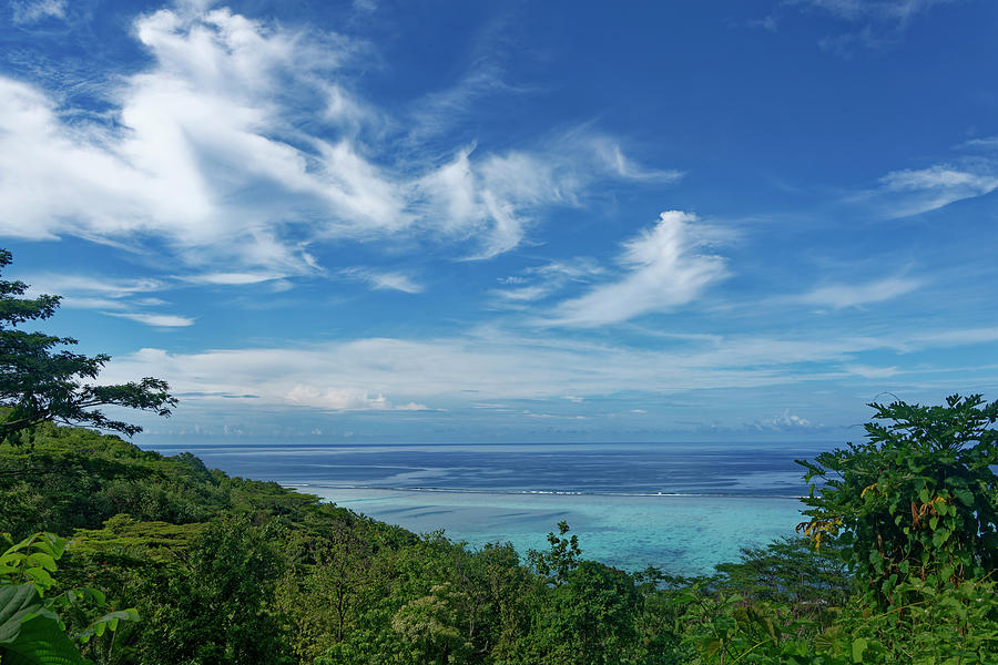 Moorea Reef View Photograph by Heidi Fickinger