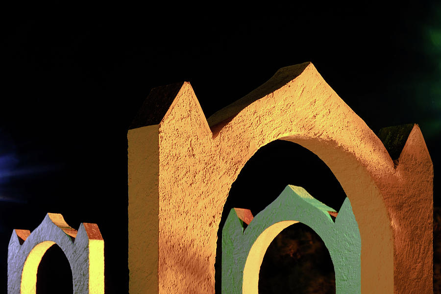 Moorish arches Photograph by Gary Browne