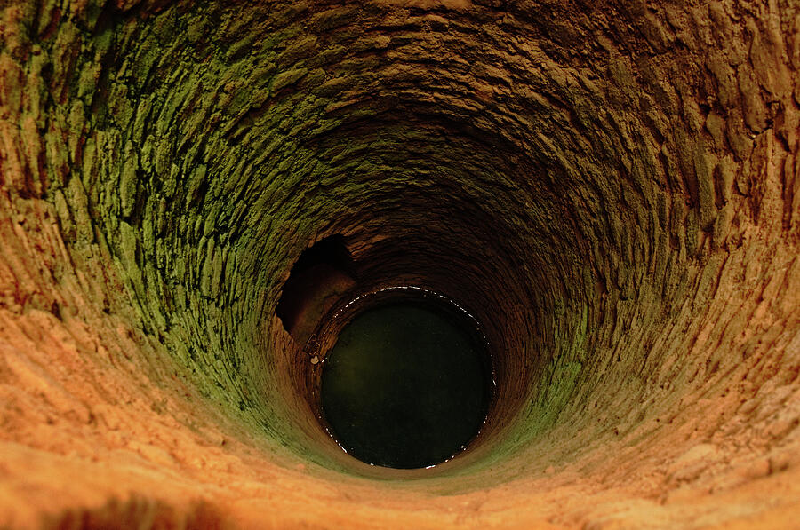 Moorish cistern-well view in the Castle of Silves Photograph by Angelo DeVal