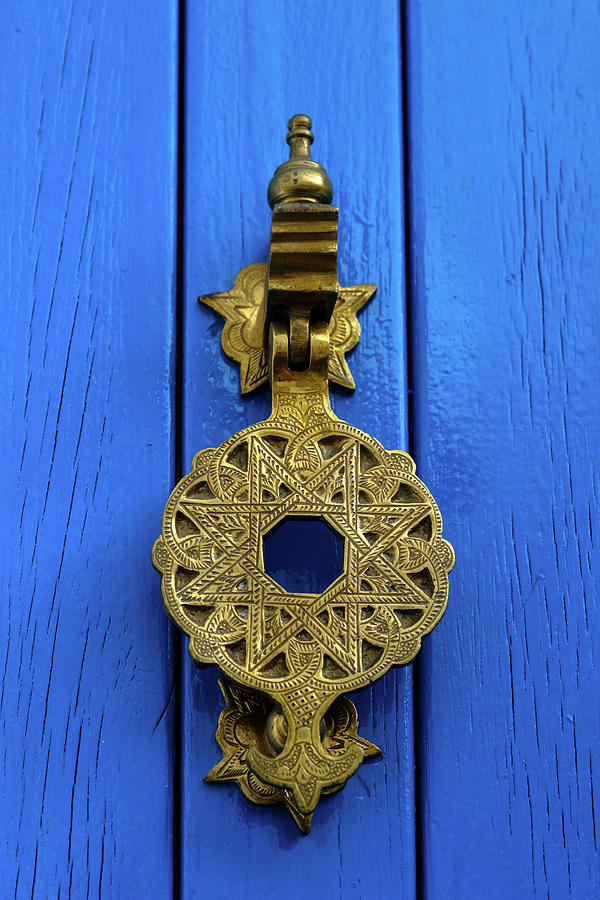 Moorish door knocker Photograph by Gary Browne