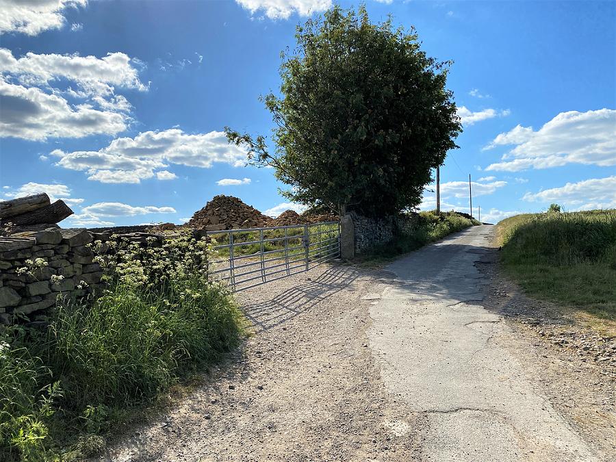 Moorland Road above Keighley, UK Photograph by Derek Oldfield Fine