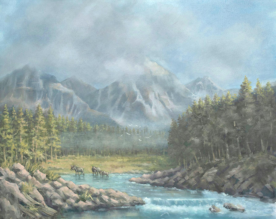 Moose Creek, Canada Painting by James Culligan - Fine Art America