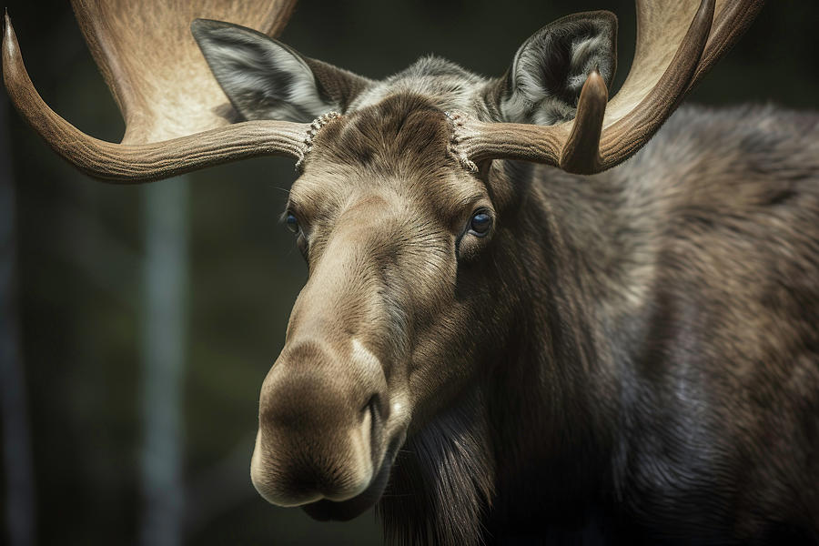 Moose In The Moment Photograph by Athena Mckinzie - Fine Art America