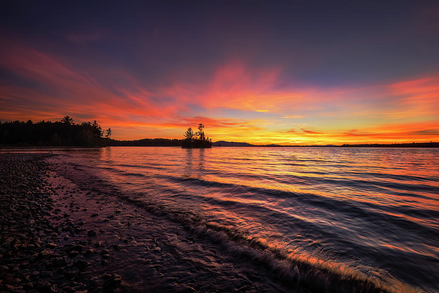 Moosehead Lake Sunset M1A4356 Photograph by Greg Hartford