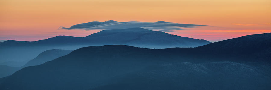 Mooselauke Sunset Lenticulars Photograph by White Mountain Images