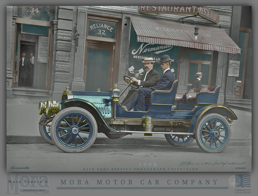 Mora Touring-6. 1908. Digital Art by Igor Panzzerirbis Pilshikov