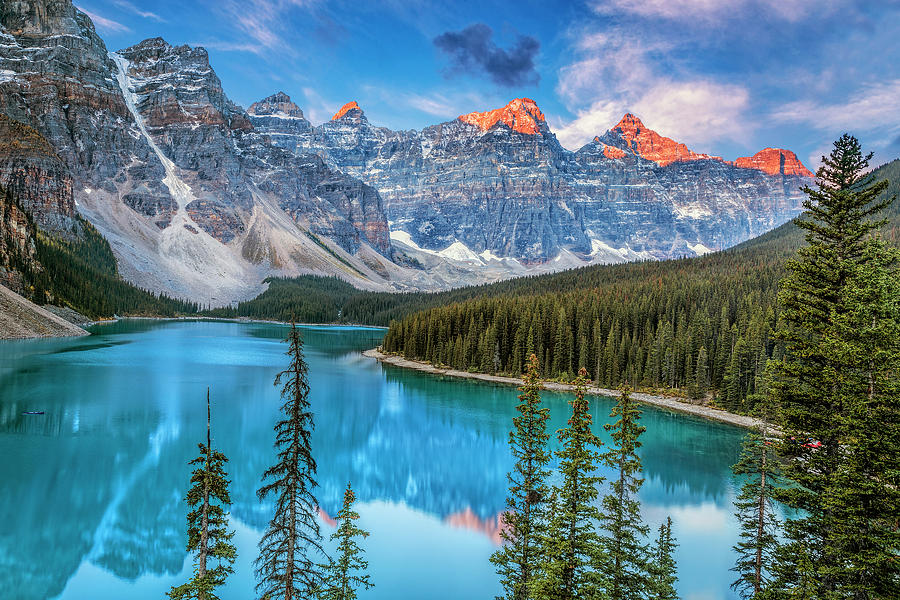 Moraine Lake Morning Photograph by Andrew Soundarajan - Fine Art America