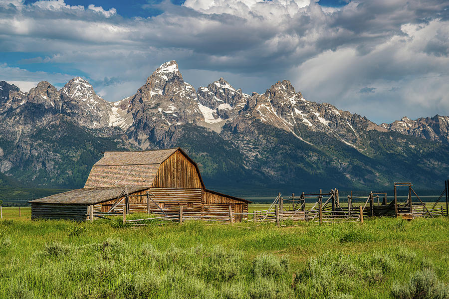 Barn Mormon Row Grand Teton National Park II Photograph by Paul ...