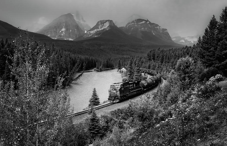 Morants Curve in Black and White Photograph by Norma Brandsberg