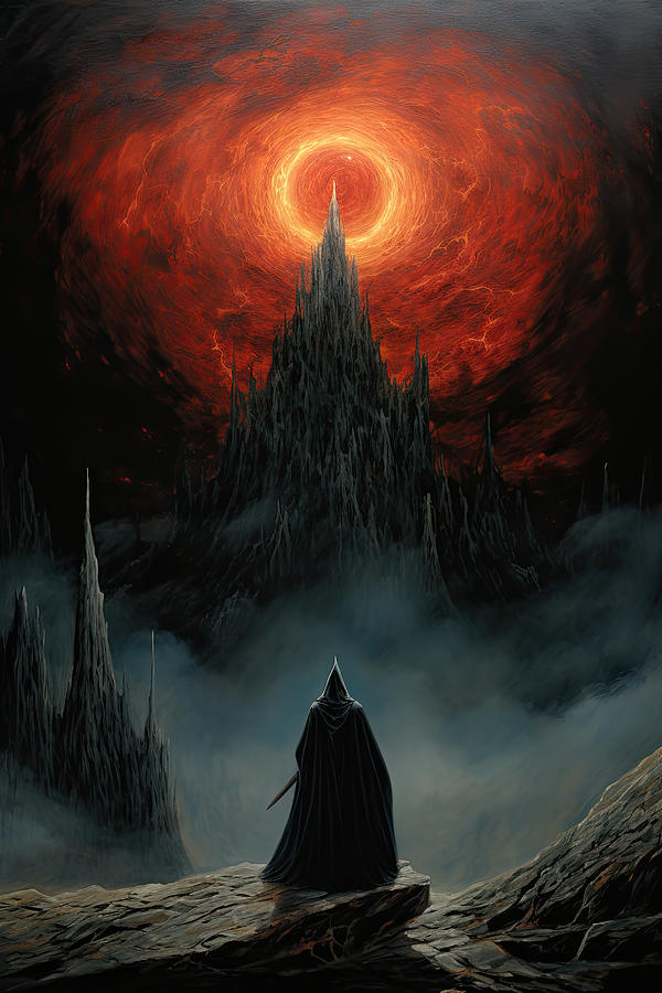 Fantasy Painting - Mordor by My Head Cinema