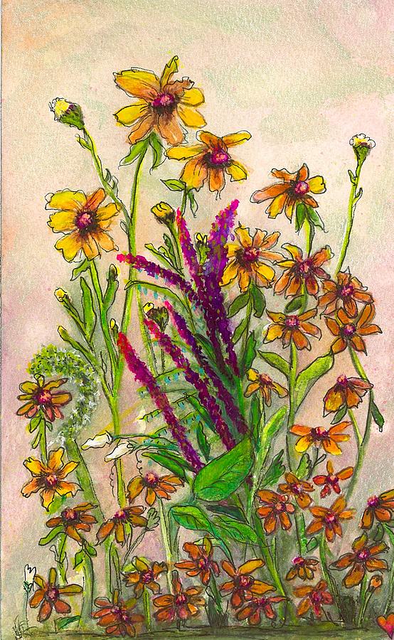 More Daisies Please Painting by Deahn Benware