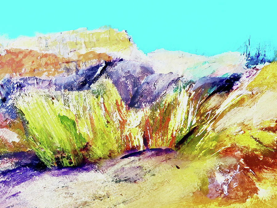 More Desert Landscape Colors Mixed Media
