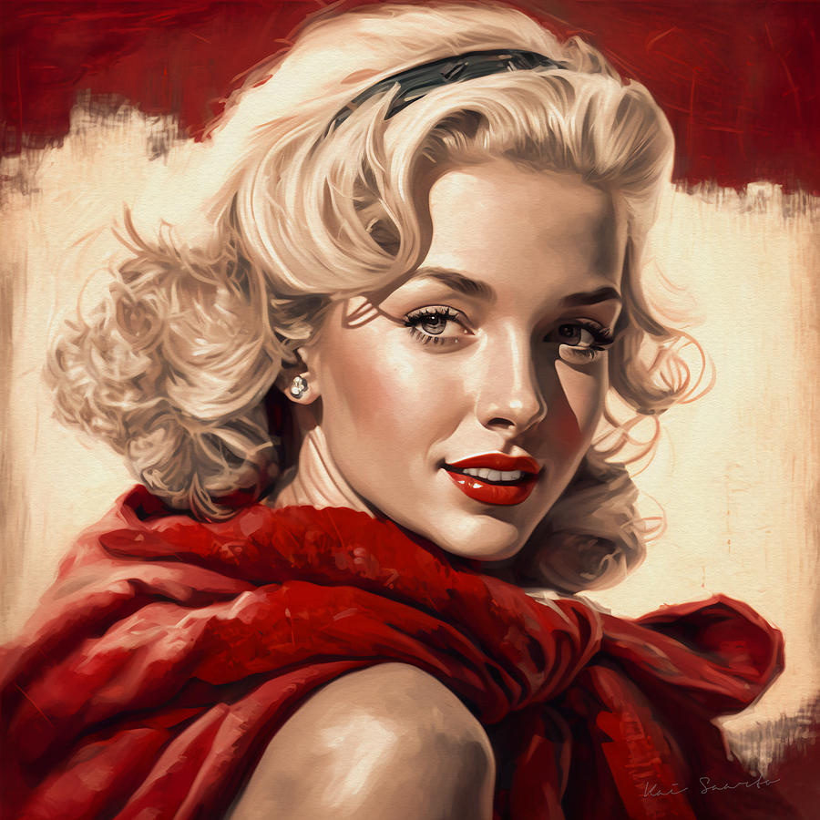 More Marilyn Digital Art by Kai Saarto