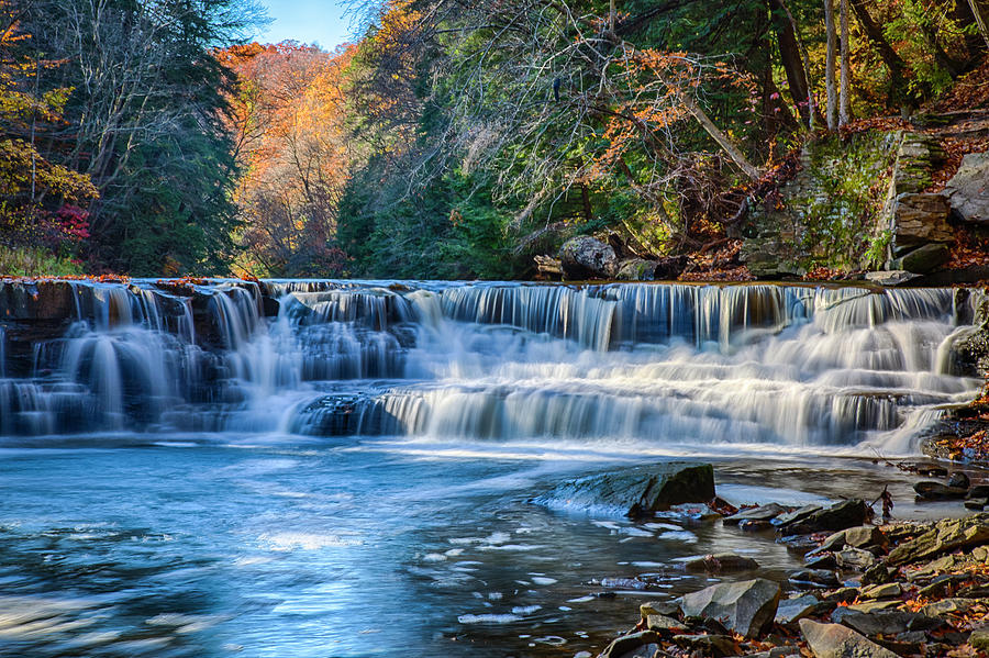 More of this beautiful Squaw Rock Falls - Chagrin River Photograph by Jack R Perry