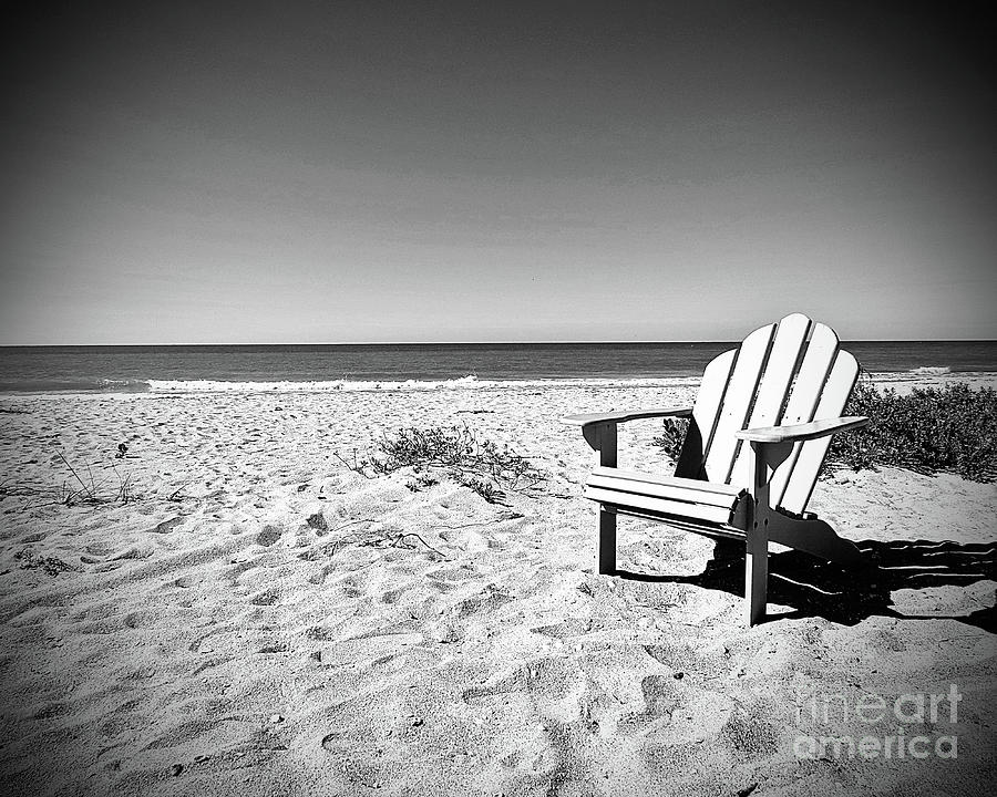More Solitude - BW Photograph by Chris Andruskiewicz