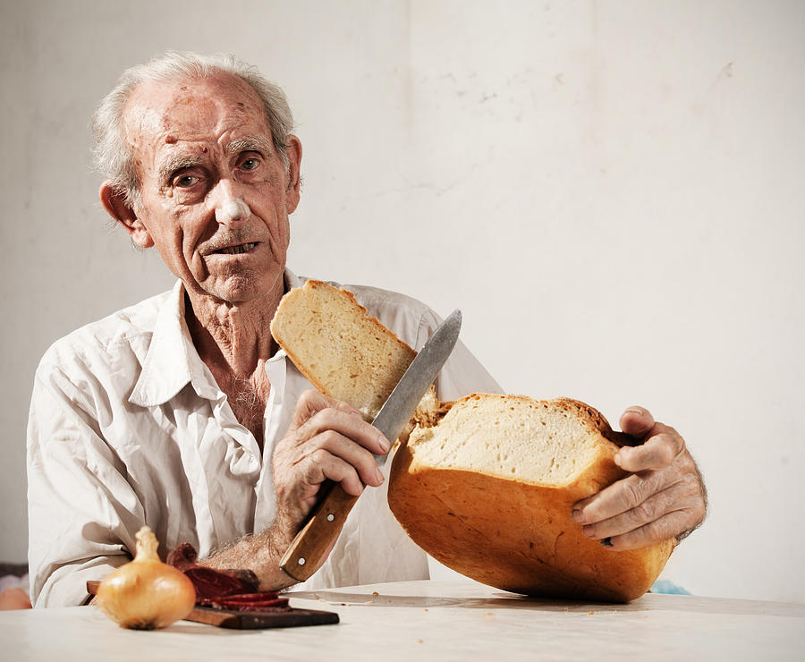 More then 100 years old man Photograph by Miljko