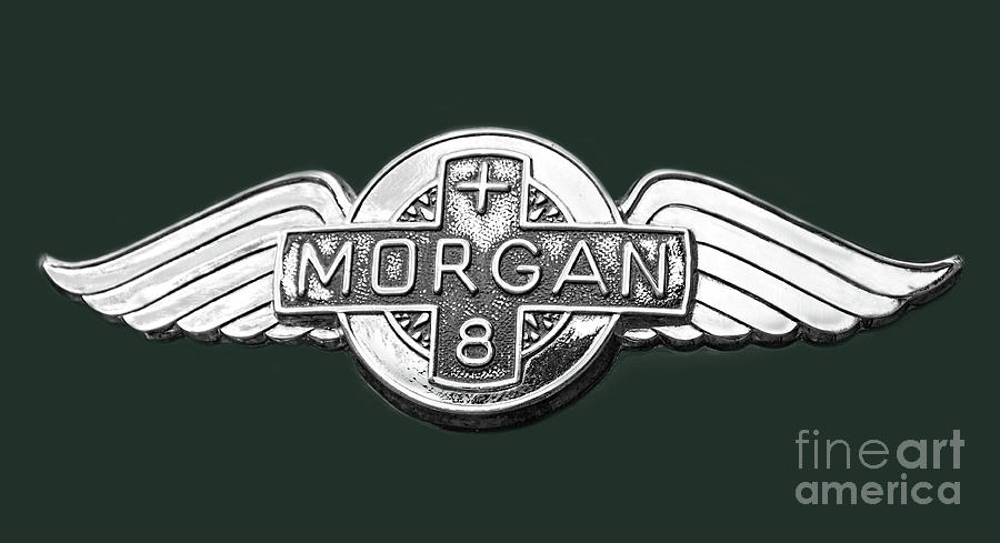 Morgan Emblem Photograph by Barbara McMahon