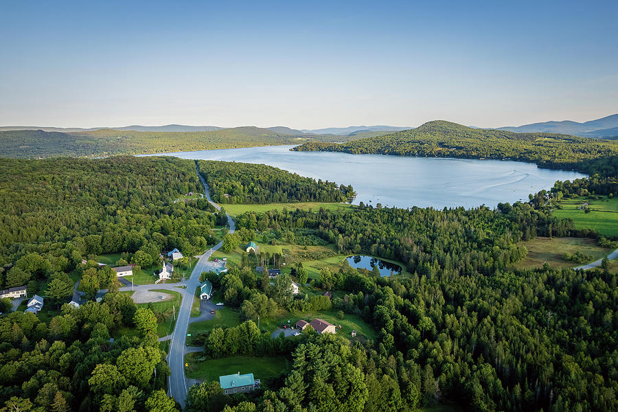 Morgan Vermont With Lake Seymour - Spring 2021 Photograph by John Rowe