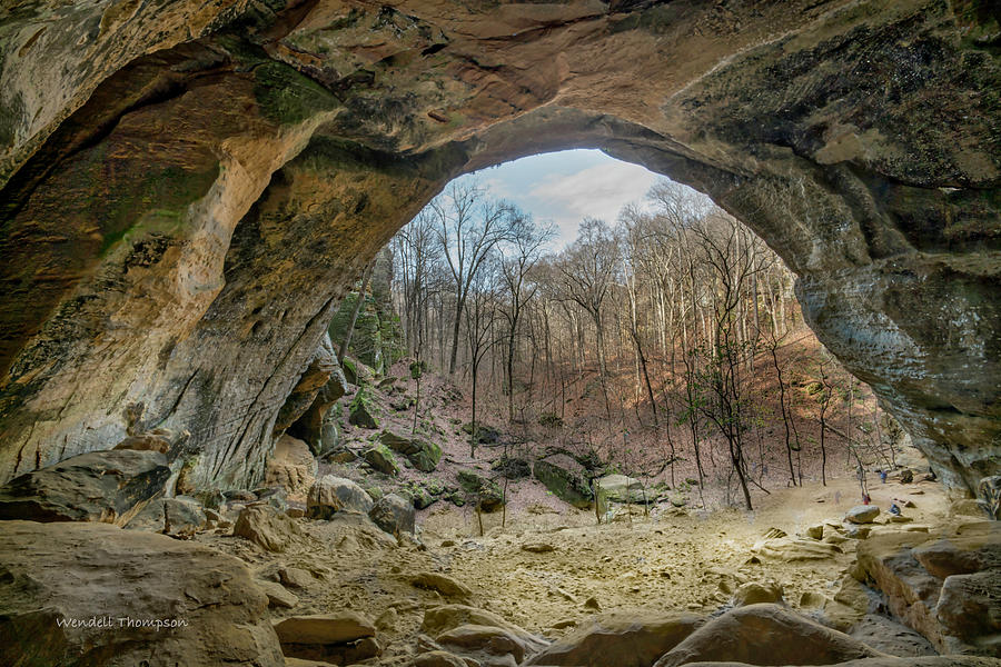 Morgans Cave at Jefferies Cliffs Photograph by Wendell Thompson