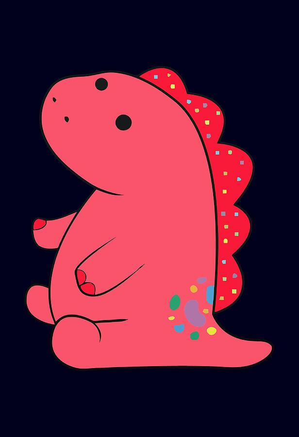 Moriah Elizabeth Light Red Pickle The Dinosaur Painting By Jacob Taylor ...