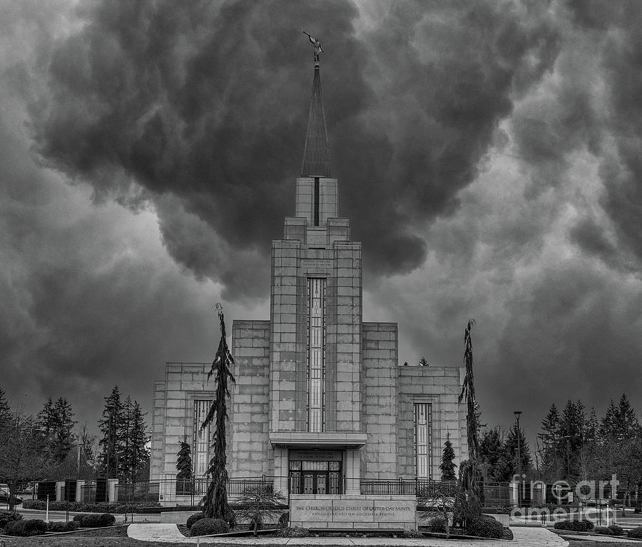 Mormon Church Digital Art by Jim Hatch
