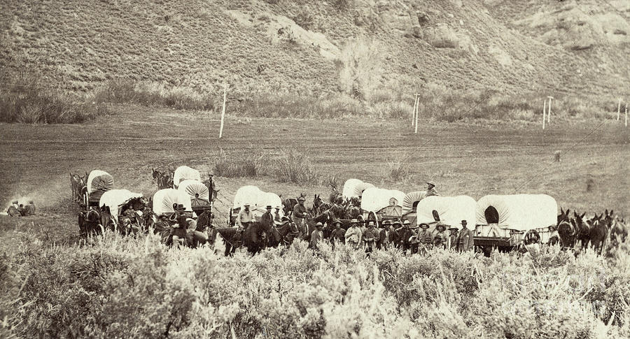 MORMON EMIGRANTS, c1870 Photograph by Charles William Carter