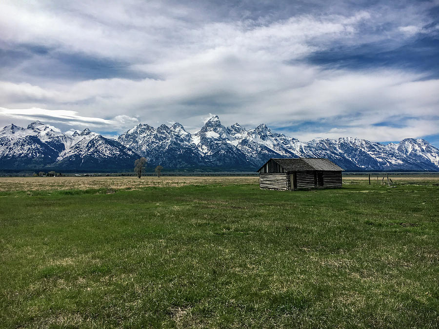 Mormon Settlement At Grand Tetons Photograph by Samuel J Hand | Fine ...