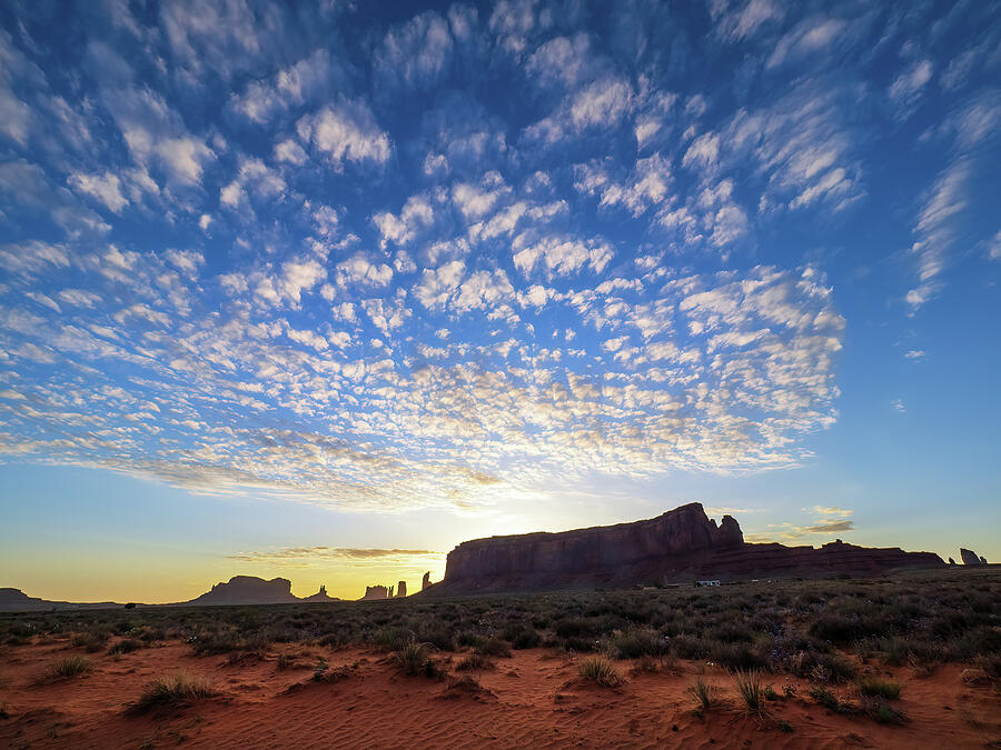Morning About to Arrive at Monument Valley Photograph by Joe Schofield Morning About to Arrive at Monument Valley Photograph by Joe Schofield