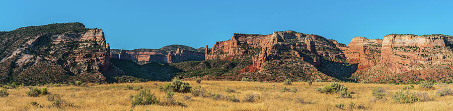 Morning at Colorado National Park - Panorama Photograph by Ron Long Ltd Photography