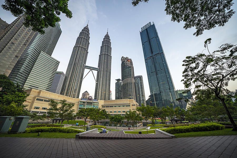 Morning at KLCC Park in Kuala Lumpur, Malaysia. Photograph by Copyright © 2013 Nur Ismail Photography.All rights reserved