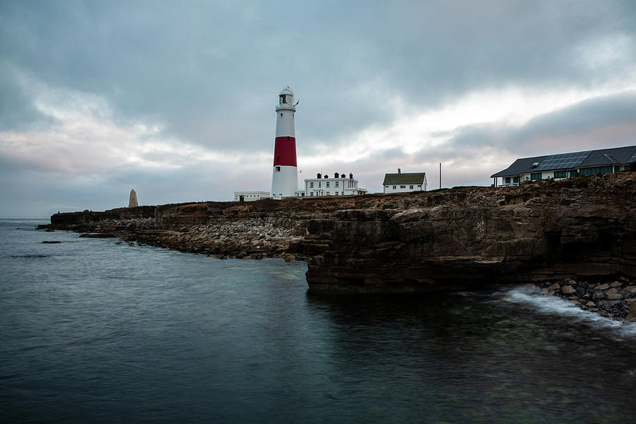 Morning at Portland Bill Lighthouse Photograph by Ian Middleton